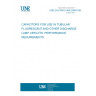 UNE EN 61049:1995 ERRATUM CAPACITORS FOR USE IN TUBULAR FLUORESCENT AND OTHER DISCHARGE LAMP CIRCUITS. PERFORMANCE REQUIREMENTS.