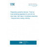 UNE EN 138:1995 Respiratory protective devices - Fresh air hose breathing apparatus for use with full face mask, half mask or mouthpiece assembly - Requirements, testing, marking