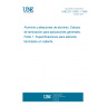 UNE EN 12482-1:1999 Aluminium and aluminium alloys - Reroll stock for general applications - Part 1: Specifications for hot rolled reroll stock