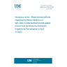 UNE EN 4705:2020 Aerospace series - Measurement methods regarding the lifetime behaviour of light units in a standardized aircraft-related environment (Endorsed by Asociación Española de Normalización in April of 2020.)