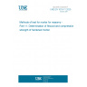 UNE EN 1015-11:2020 Methods of test for mortar for masonry - Part 11: Determination of flexural and compressive strength of hardened mortar