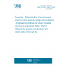 UNE EN ISO 3743-2:2020 Acoustics - Determination of sound power levels of noise sources using sound pressure - Engineering methods for small, movable sources in reverberant fields - Part 2: Methods for special reverberation test rooms (ISO 3743-2:2018)