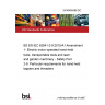 24/30485568 DC BS EN IEC 62841-2-9:2015/A1 Amendment 1- Electric motor-operated hand-held tools, transportable tools and lawn and garden machinery - Safety Part 2-9: Particular requirements for hand-held tappers and threaders