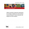 BS EN 894-1:1997+A1:2008 Safety of machinery. Ergonomics requirements for the design of displays and control actuators General principles for human interactions with displays and control actuators