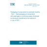 UNE EN 60286-1:2017/A1:2021 Packaging of components for automatic handling - Part 1: Tape packaging of components with axial leads on continuous tapes (Endorsed by Asociación Española de Normalización in July of 2021.)