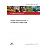 PD IEC/TR 62354:2014 General testing procedures for medical electrical equipment