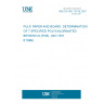 UNE EN ISO 15318:2001 PULP, PAPER AND BOARD. DETERMINATION OF 7 SPECIFIED POLYCHLORINATED BIPHENYLS (PCB). (ISO 15318:1999).