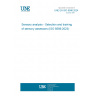 UNE EN ISO 8586:2024 Sensory analysis - Selection and training of sensory assessors (ISO 8586:2023)