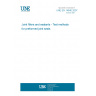 UNE EN 14840:2007 Joint fillers and sealants - Test methods for preformed joint seals