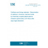 UNE EN 16319:2015+A1:2016 Fertilizers and liming materials - Determination of cadmium, chromium, lead and nickel by inductively coupled plasma-atomic emission spectrometry (ICP-AES) after aqua regia dissolution