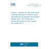 UNE EN ISO 10848-4:2018 Acoustics - Laboratory and field measurement of flanking transmission for airborne, impact and building service equipment sound between adjoining rooms - Part 4: Application to junctions with at least one Type A element (ISO 10848-4:2017)