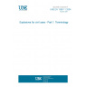 UNE EN 13857-1:2004 Explosives for civil uses - Part 1: Terminology