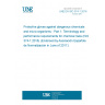 UNE EN ISO 374-1:2016 Protective gloves against dangerous chemicals and micro-organisms - Part 1: Terminology and performance requirements for chemical risks (ISO 374-1:2016) (Endorsed by Asociación Española de Normalización in June of 2017.)