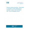 UNE EN 15984:2018 Petroleum industry and products - Determination of composition of refinery heating gas and calculation of carbon content and calorific value - Gas chromatography method