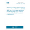 UNE EN IEC 61587-1:2022 Mechanical structures for electrical and electronic equipment - Tests for IEC 60917 and IEC 60297 series - Part 1: Environmental requirements, test setups and safety aspects (Endorsed by Asociación Española de Normalización in March of 2022.)