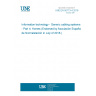 UNE EN 50173-4:2018 Information technology - Generic cabling systems - Part 4: Homes (Endorsed by Asociación Española de Normalización in July of 2018.)