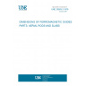UNE 20583-3:1978 DIMENSIONS OF FERROMAGNETIC OXIDES PARTS. AERIAL RODS AND SLABS