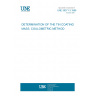 UNE 36371-3:1986 DETERMINATION OF THE TIN COATING MASS. COULOMETRIC METHOD