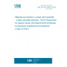 UNE EN ISO 8442-9:2018 Materials and articles in contact with foodstuffs - Cutlery and table holloware - Part 9: Requirements for ceramic knives (ISO 8442-9:2018) (Endorsed by Asociación Española de Normalización in April of 2018.)