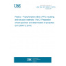 UNE EN ISO 20557-2:2019 Plastics - Poly(phenylene ether) (PPE) moulding and extrusion materials - Part 2: Preparation of test specimen and determination of properties (ISO 20557-2:2018)