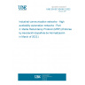 UNE EN IEC 62439-2:2022 Industrial communication networks - High availability automation networks - Part 2: Media Redundancy Protocol (MRP) (Endorsed by Asociación Española de Normalización in March of 2022.)