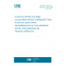 UNE EN 1394:1997 PLASTICS PIPING SYSTEMS. GLASS-REINFORCED THERMOSETTING PLASTICS (GRP) PIPES. DETERMINATION OF THE APPARENT INITIAL CIRCUMFERENTIAL TENSILE STRENGTH.