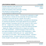 CSN EN 15269-4 - Extended application of test results for fire resistance and/or smoke control for door, shutter and openable window assemblies, including their elements of building hardware - Part 4: Fire resistance of hinged and pivoted glass doorsets'