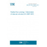 UNE EN ISO 23997:2012 Resilient floor coverings - Determination of mass per unit area (ISO 23997:2007)