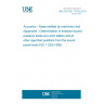 UNE EN ISO 11203:2010 Acoustics - Noise emitted by machinery and equipment - Determination of emission sound pressure levels at a work station and at other specified positions from the sound power level (ISO 11203:1995)