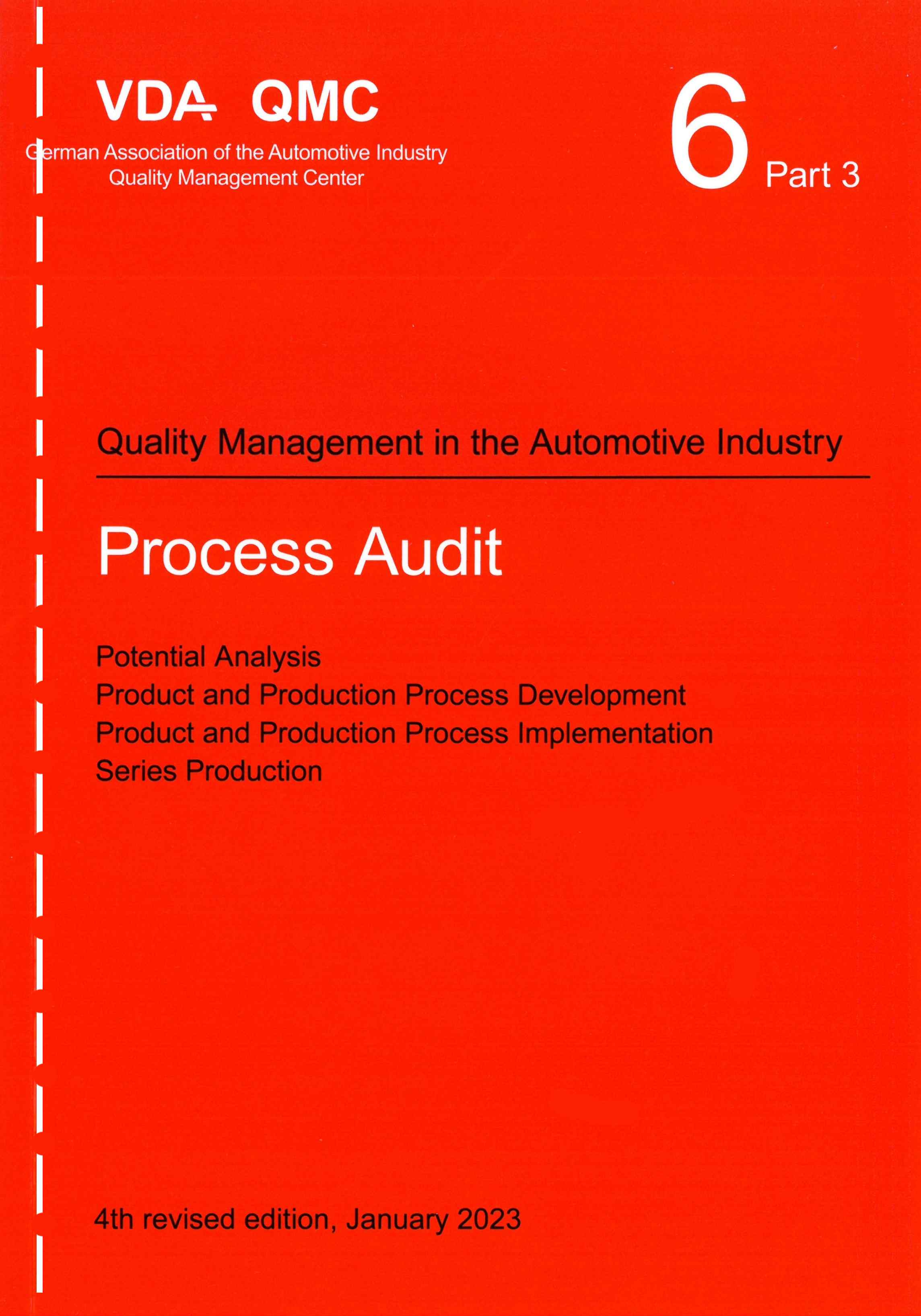 VDA 6.3:2023 Process Audit - Auditor edition