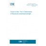 UNE EN 12808-3:2009 Grouts for tiles - Part 3: Determination of flexural and compressive strength