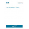 UNE 30058:1958 ANALYSIS REAGENTS. FORMOL.