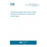 UNE 17709:2004 ERRATUM ISO general purpose metric screw threads. Tolerances. Deviations for constructional screw threads.