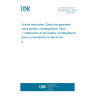 UNE 84228-1:2001 Essential oils. General guidance on chromatographic profiles. Part 1: Preparation of chromatographic profiles for presentation in standards.