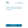 UNE EN 60335-2-5:2015/A1:2021 Household and similar electrical appliances - Safety - Part 2-5: Particular requirements for dishwashers