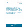UNE EN ISO/IEC 27017:2026 - Information security, cybersecurity and privacy protection - Information security controls based on ISO/IEC 27002 for cloud services (ISO/IEC 27017:2026) (Endorsed by Asociación Española de Normalización in September of 2026.) UNE EN ISO/IEC 27017:2026 - Information security, cybersecurity and privacy protection - Information security controls based on ISO/IEC 27002 for cloud services (ISO/IEC 27017:2026) (Endorsed by Asociación Española de Normalización in September of 2026.)