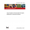 BS ISO/TR 11696-2:1999 Uses of reaction to fire test results Fire hazard assessment of construction products