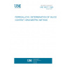 UNE 35027-1:1985 FERROALLOYS. DETERMINATION OF SILICON CONTENT. GRAVIMETRIC METHOD