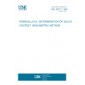 UNE 35027-1:1985 FERROALLOYS. DETERMINATION OF SILICON CONTENT. GRAVIMETRIC METHOD