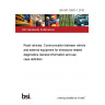 BS ISO 15031-1:2010 Road vehicles. Communication between vehicle and external equipment for emissions-related diagnostics General information and use case definition