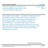 CSN EN 62689-1 - Current and voltage sensors or detectors, to be used for fault passage indication purposes - Part 1: General principles and requirements