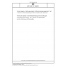 DIN CEN/TR 15339-3 Thermal spraying - Safety requirements for thermal spraying equipment - Part 3: Torches for thermal spraying and their connection and supply units