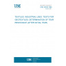 UNE 40529:1986 TEXTILES. INDUSTRIAL USES. TESTS FOR GEOTEXTILES. DETERMINATION OF TEAR RESISTANCE (AFTER INITIAL TEAR)