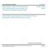 CSN EN 12365-4 - Building hardware - Gasket and weatherstripping for doors, windows, shutters and curtain walling - Part 4: Recovery after accelerated ageing test method