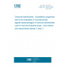 UNE EN 13610:2003 Chemical disinfectants - Quantitative suspension test for the evaluation of virucidal activity against bacteriophages of chemical disinfectants used in food and industrial areas - Test method and requirements (phase 2, step 1)
