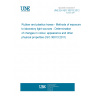 UNE EN ISO 30013:2012 Rubber and plastics hoses - Methods of exposure to laboratory light sources - Determination of changes in colour, appearance and other physical properties (ISO 30013:2011)