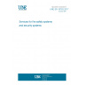 UNE EN 16763:2017 Services for fire safety systems and security systems