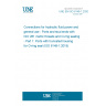 UNE EN ISO 6149-1:2020 Connections for hydraulic fluid power and general use - Ports and stud ends with ISO 261 metric threads and O-ring sealing - Part 1: Ports with truncated housing for O-ring seal (ISO 6149-1:2019)