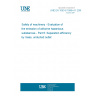 UNE EN 1093-6:1999+A1:2008 Safety of machinery - Evaluation of the emission of airborne hazardous substances - Part 6: Separation efficiency by mass, unducted outlet