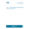 UNE EN ISO 5801:2019 Fans - Performance testing using standardized airways (ISO 5801:2017)
